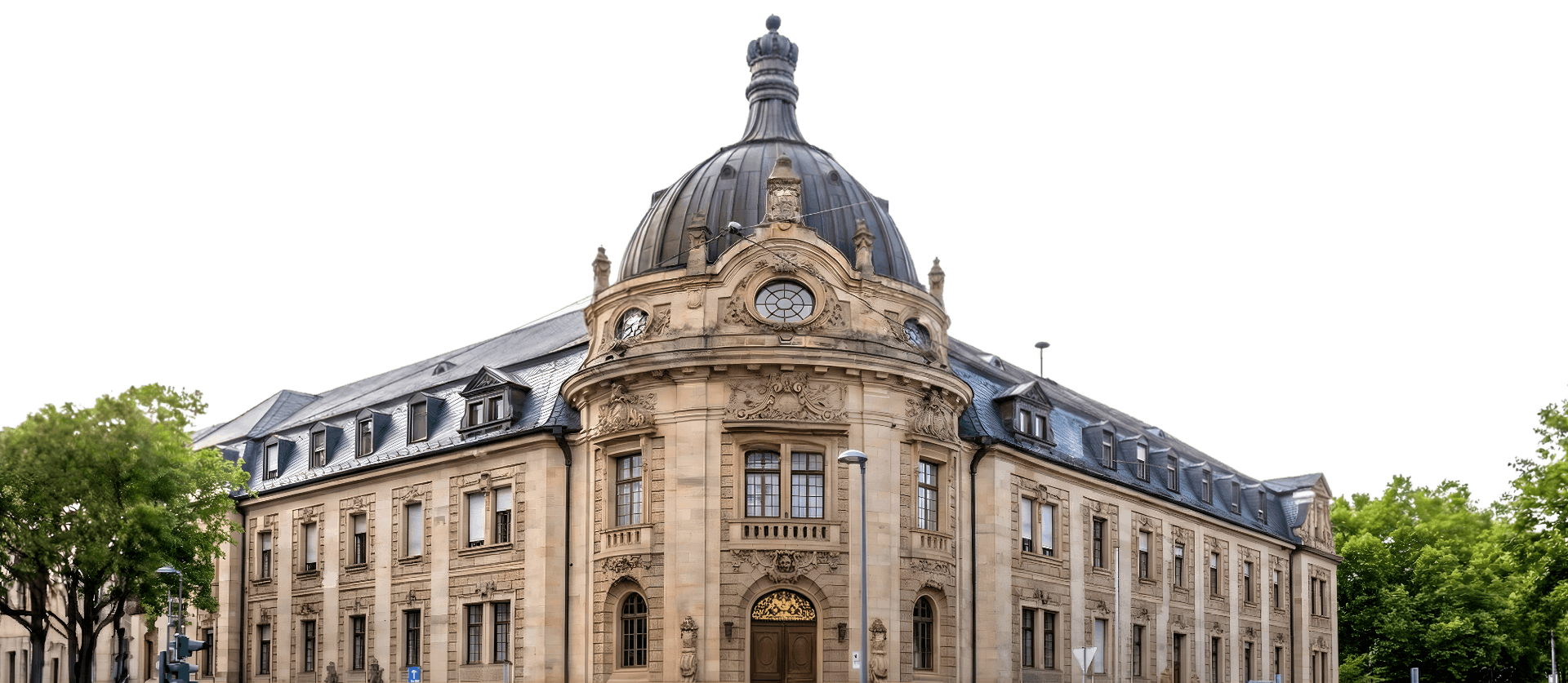 Foto vom Gerichtsgebäude in Landau in der Pfalz